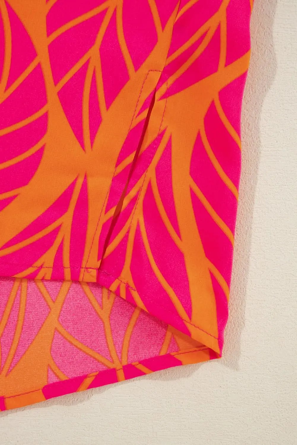 Rose leafy plus size blouse - Love Salve